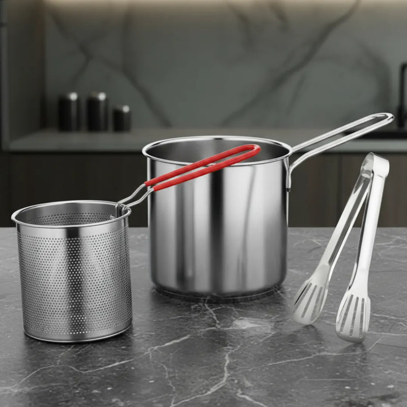 Promoção de natal - Fritadeira MaxChef Com Cesto Inox e utensílios + Frete Grátis